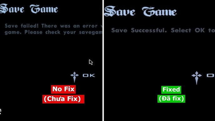 Save Game Bị Mất