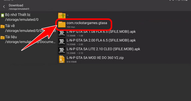 Vào lại thư mục lưu game để dán dữ liệu mới